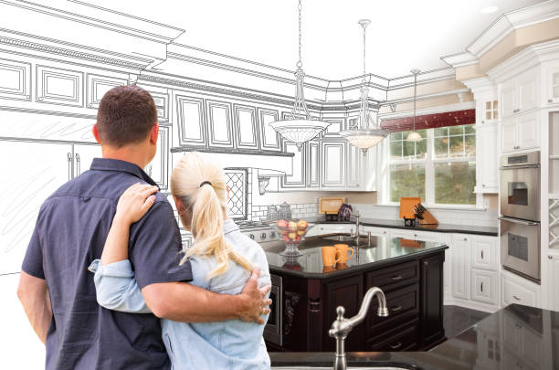 Professional Kitchen Island Installation technician working in Parker Ford, PA